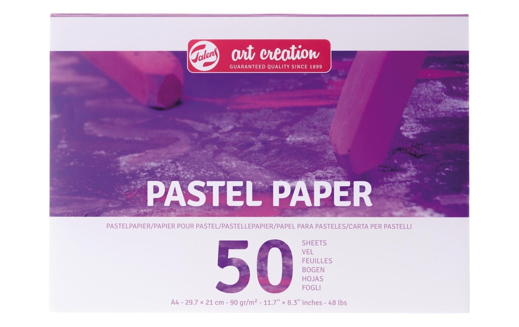 Talens Carnet de dessin A4 pour les crayons pastel