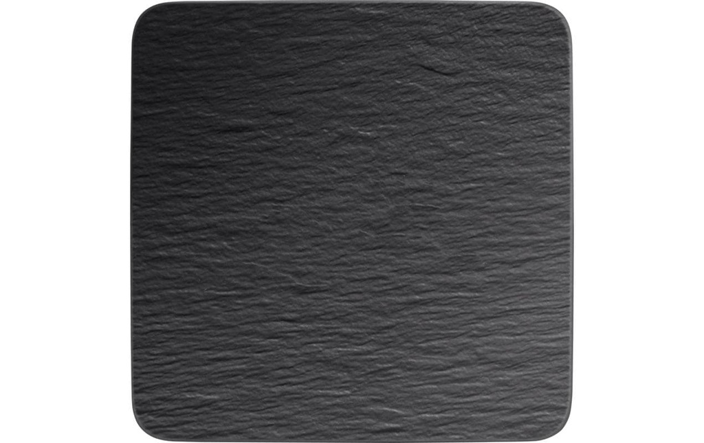 Villeroy & Boch Plateau de service Manufacture Rock Carré, Noir