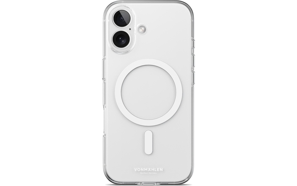Vonmählen Coque arrière Étui transparent MagSafe iPhone 17