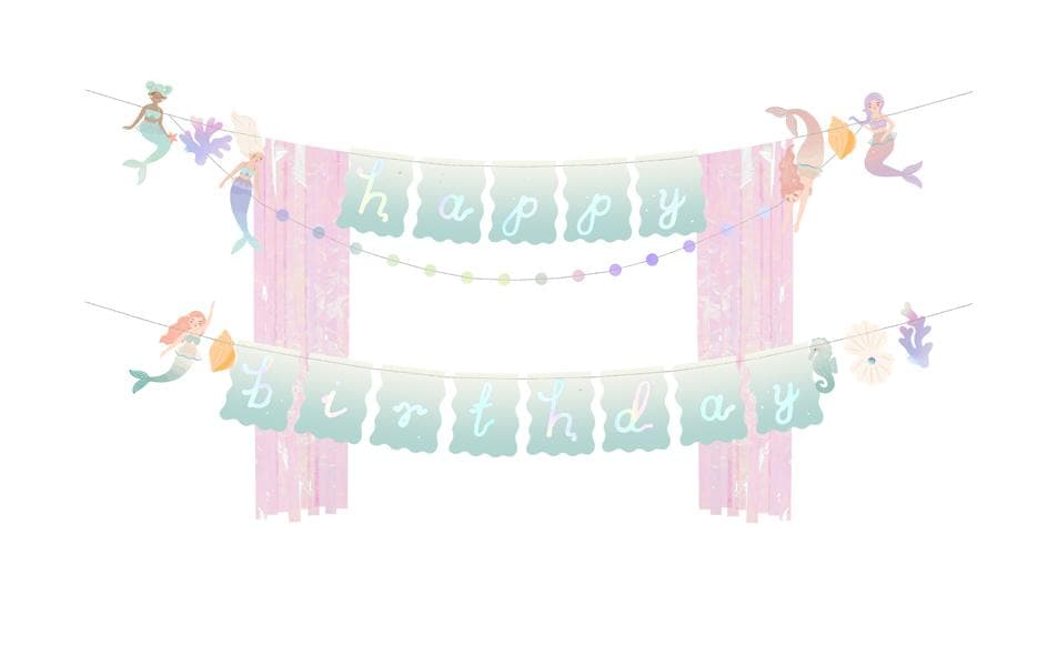 Partydeco Guirlande Happy Birthday, 130 x 100 cm, papier
