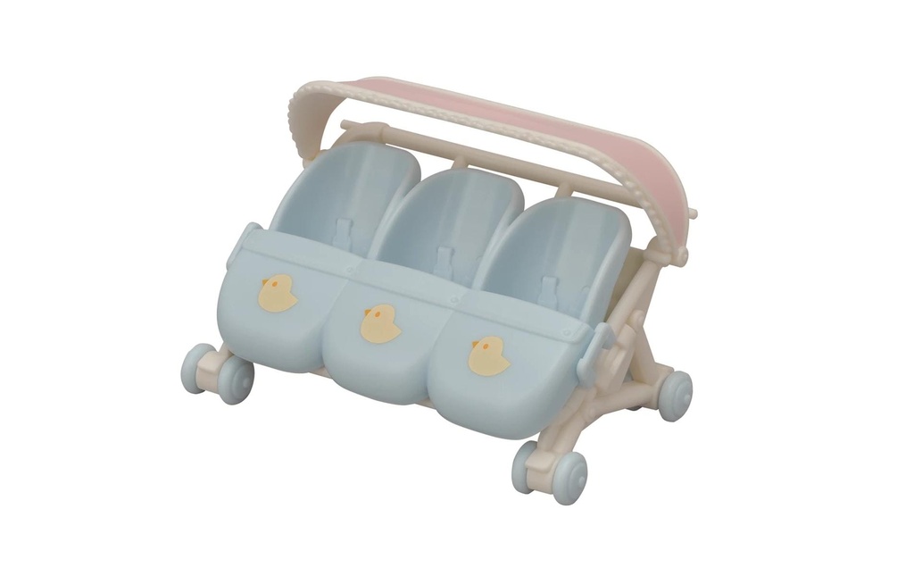 Sylvanian Families Sylvanian Families Poussette pour triplés