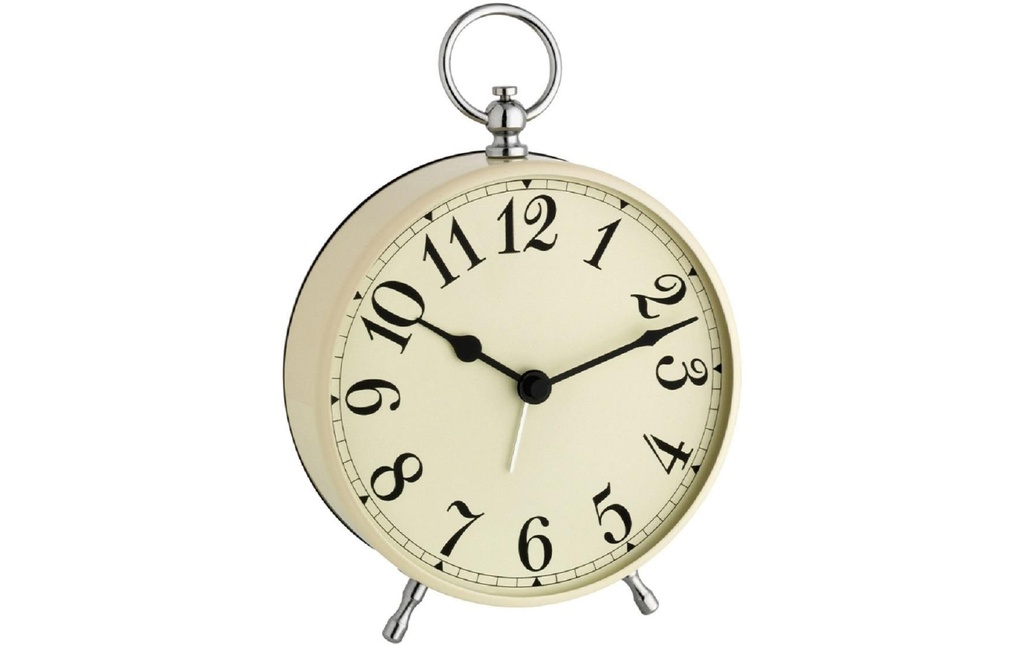 TFA Dostmann Réveil classique Retro Beige
