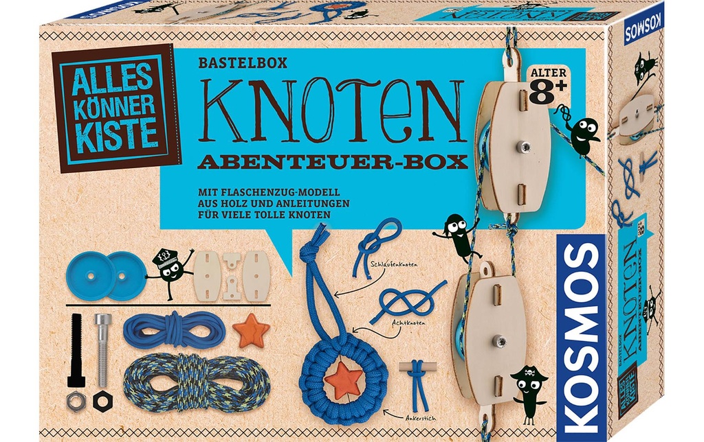 Kosmos Boîte de bricolage Knoten Abenteuer-Box