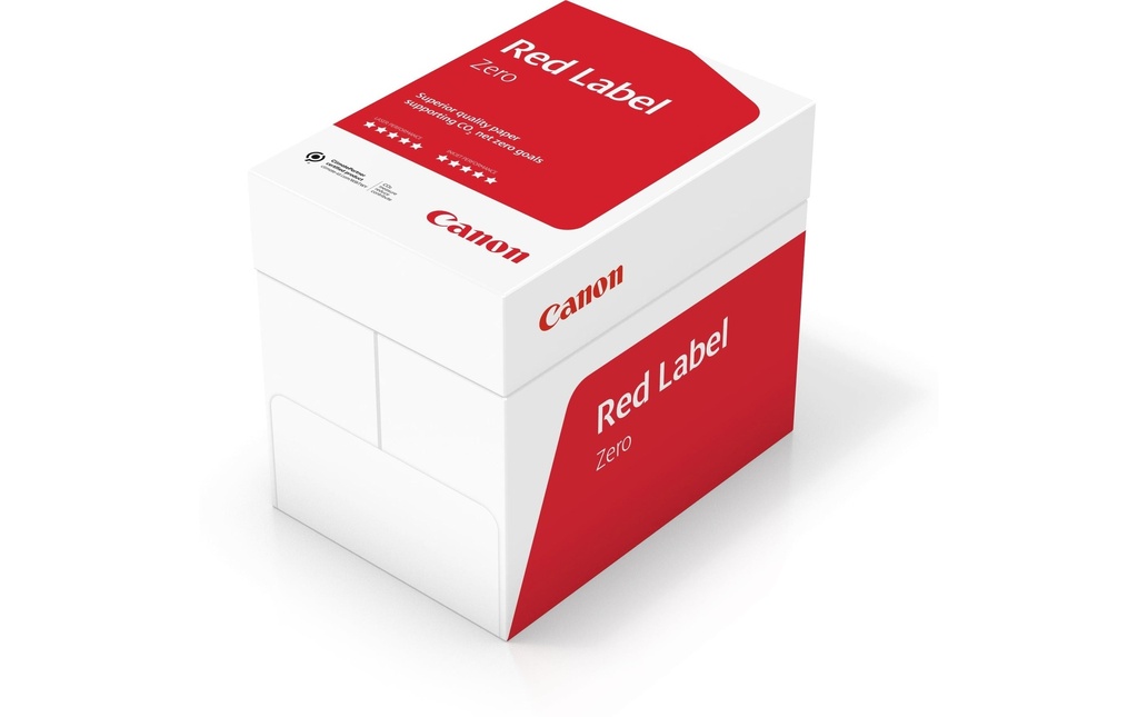 Canon Papier pour imprimante Red Label Zero A4, Blanc, 80 g/m², 2500 Blatt