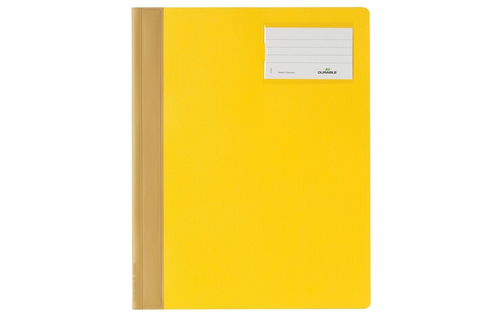 DURABLE Dossiers rap.av.fenêtre jaune