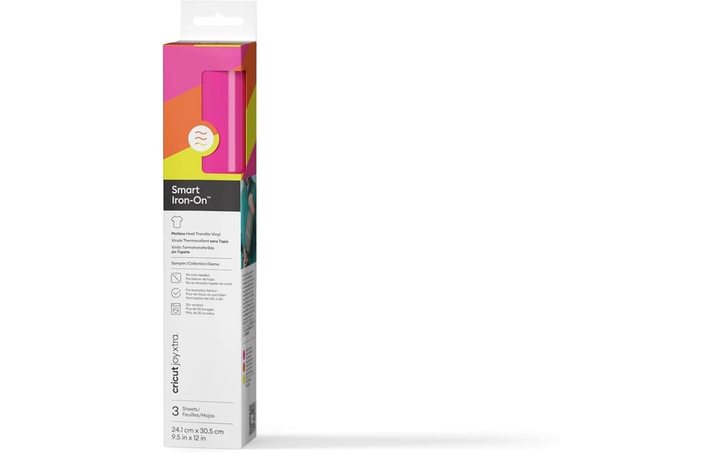 Cricut Film thermocollant Joy Xtra Smart 3 pièces, Glowstick