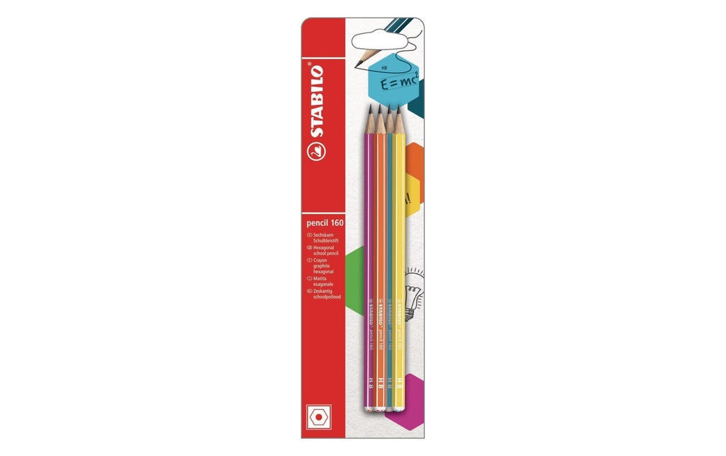 STABILO Crayon 160 HB Lot de 4