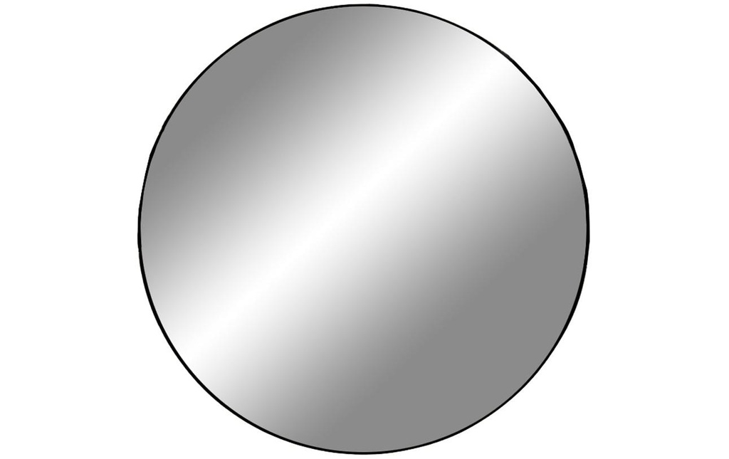 House Nordic Miroir Jersey Ø 80 cm, Noir