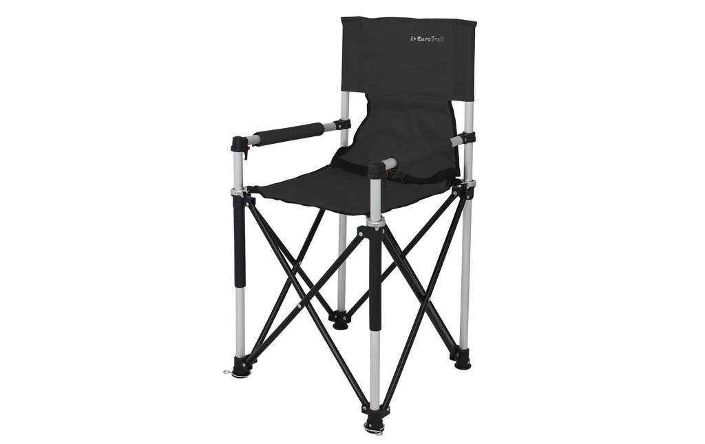 Eurotrail Chaise de camping Petit JR Noir