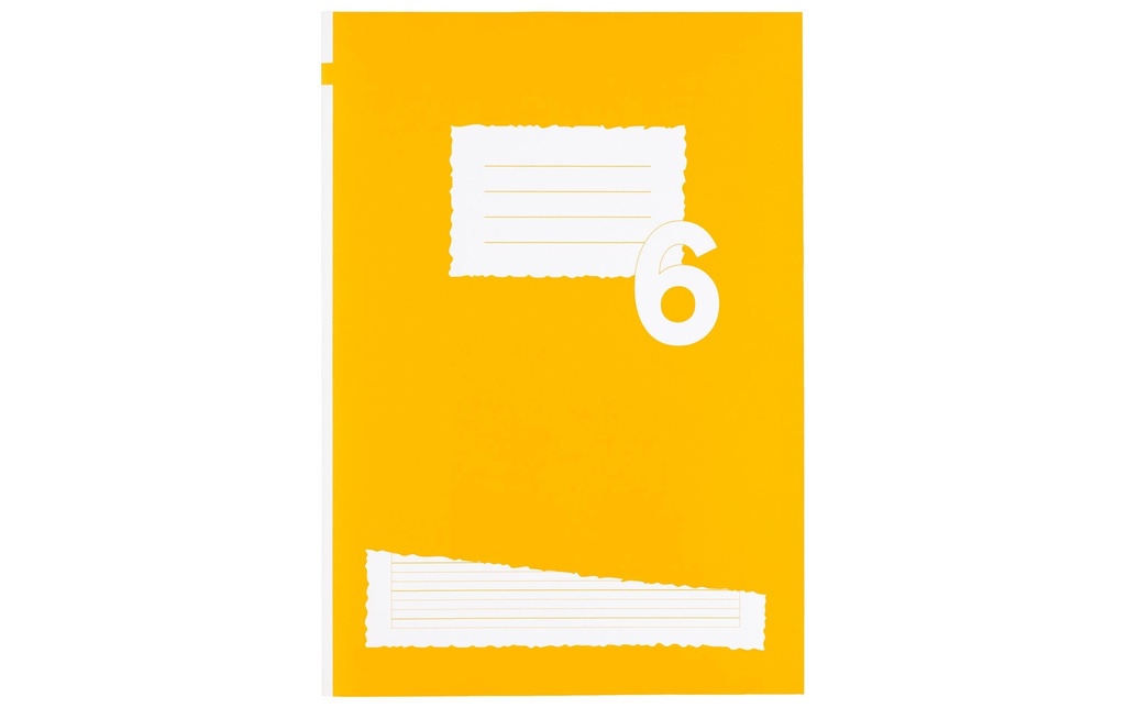 office focus Cahier d'école A4, À lignes, Orange, 10 Pièce/s