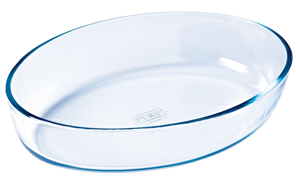 Pyrex Plat à gratin 25 x 17 cm Ovale, Transparent