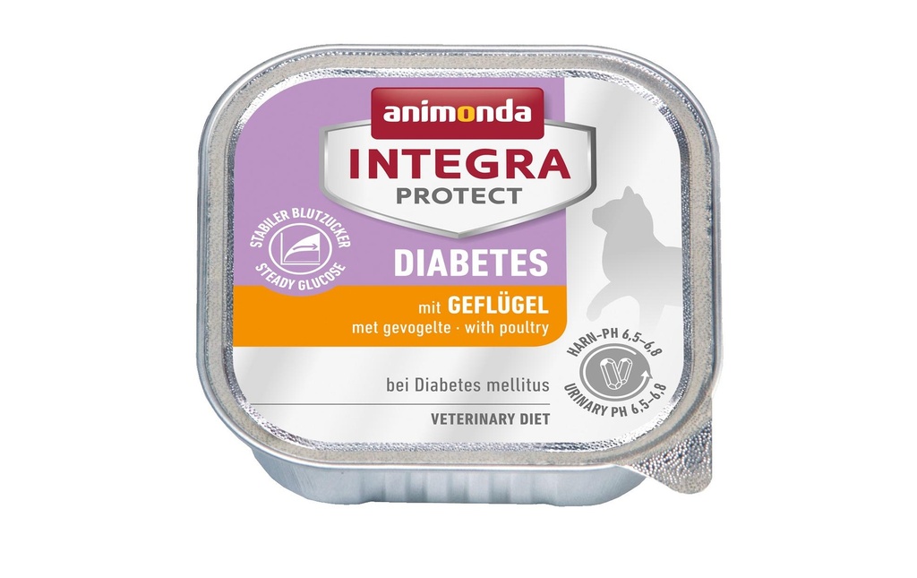 Animonda Integra Protect Nourriture humide Diabète Volaille, 100 g
