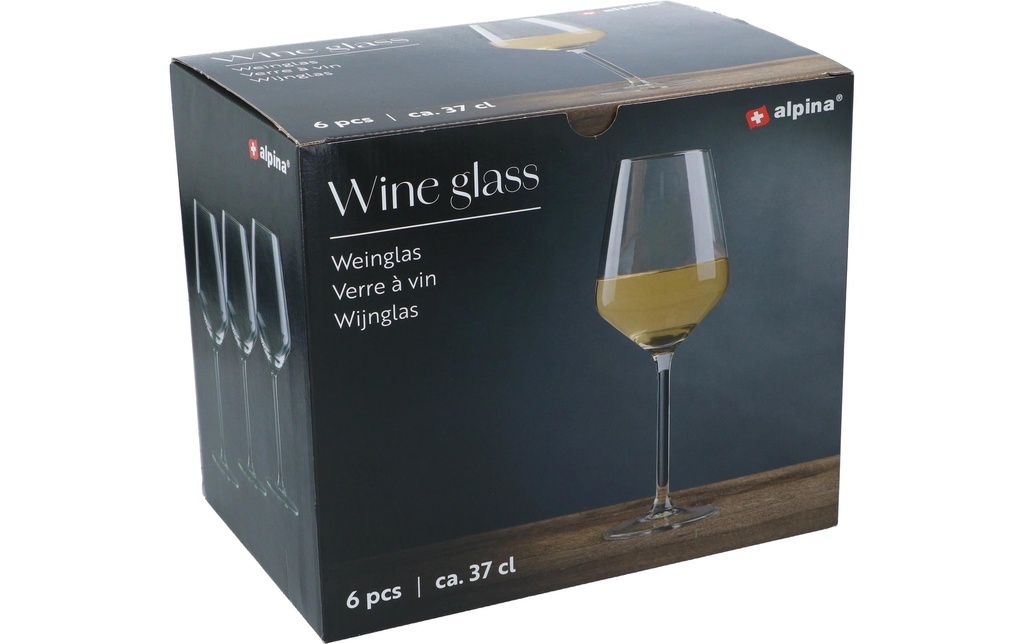alpina Verre à vin blanc Set 6 pièces, 370 ml