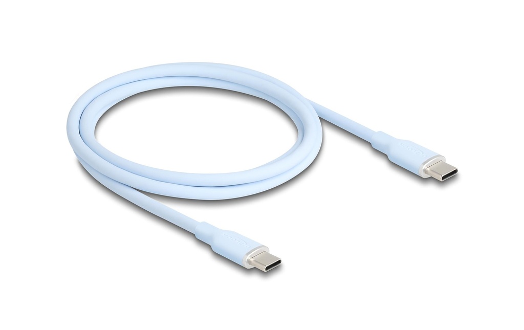 Delock Câble USB 2.0 Silicone USB-C - USB-C 1 m