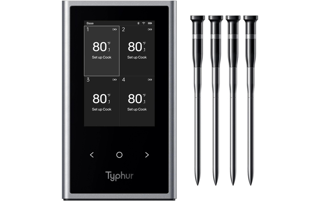 Typhur Thermomètre à rôti  Sync Quad 4-Probe