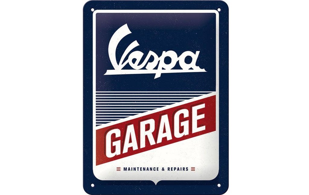 Nostalgic Art Plaque Vespa Garage 15 x 20 cm, métal