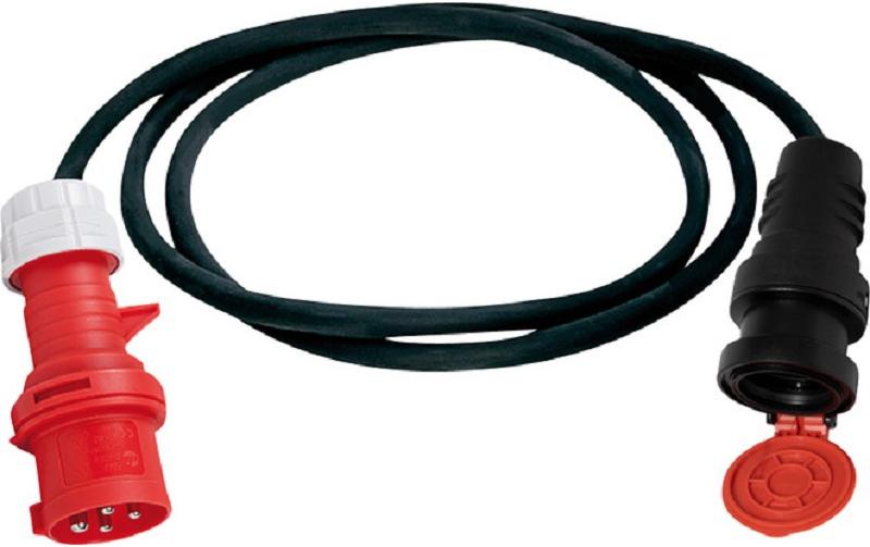 Brennenstuhl Câble adaptateur 1.5 m CEE – T25, Noir