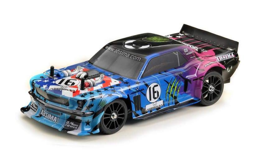 Absima Touring Car FUN MAKER neon genesis, 4WD, RTR, 1:16
