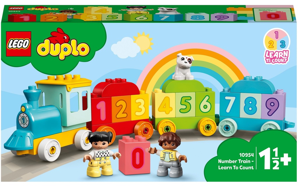 LEGO® DUPLO® Le train des chiffres – Apprendre à compter 10954