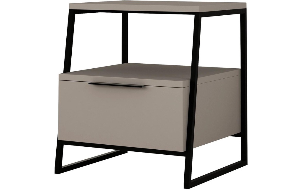 Woody Fashion Table de nuit Pal 45 x 50 x 40 cm, moka