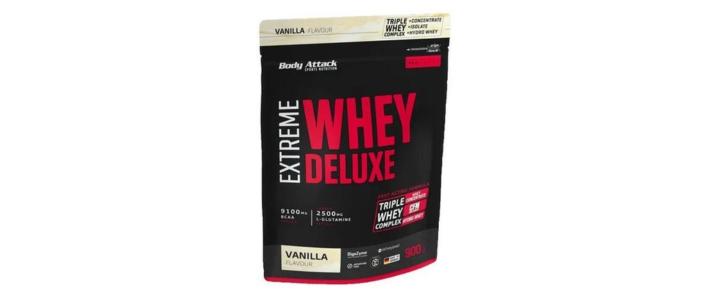Body Attack Poudre Extreme Whey Deluxe vanille 900 g
