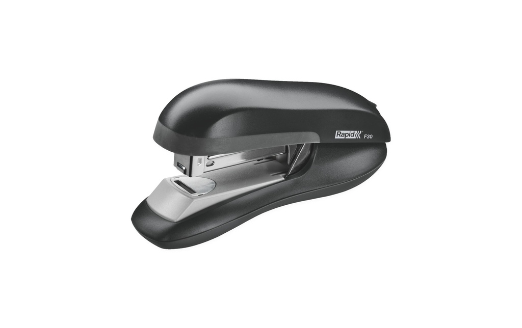 Rapid Agrafeuse Flat Clinch F30, 30 feuilles, noir