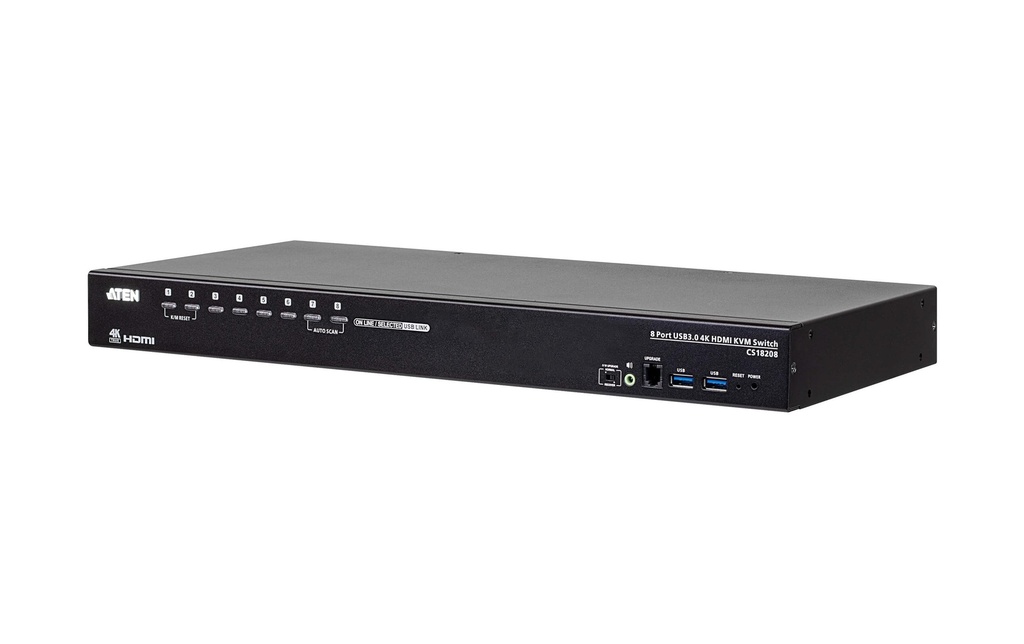 Aten Commutateur KVM CS18208 4K HDMI USB 3.0 8-Port