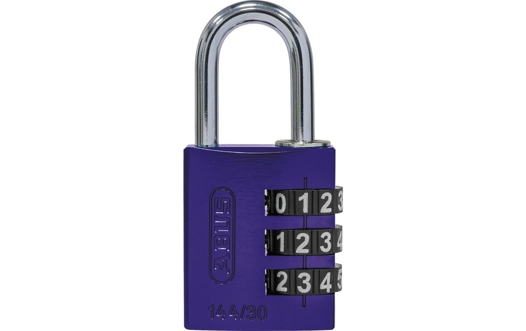 Abus Serrure à combinaison 144/30 B/DFNLI Violet Aluminium