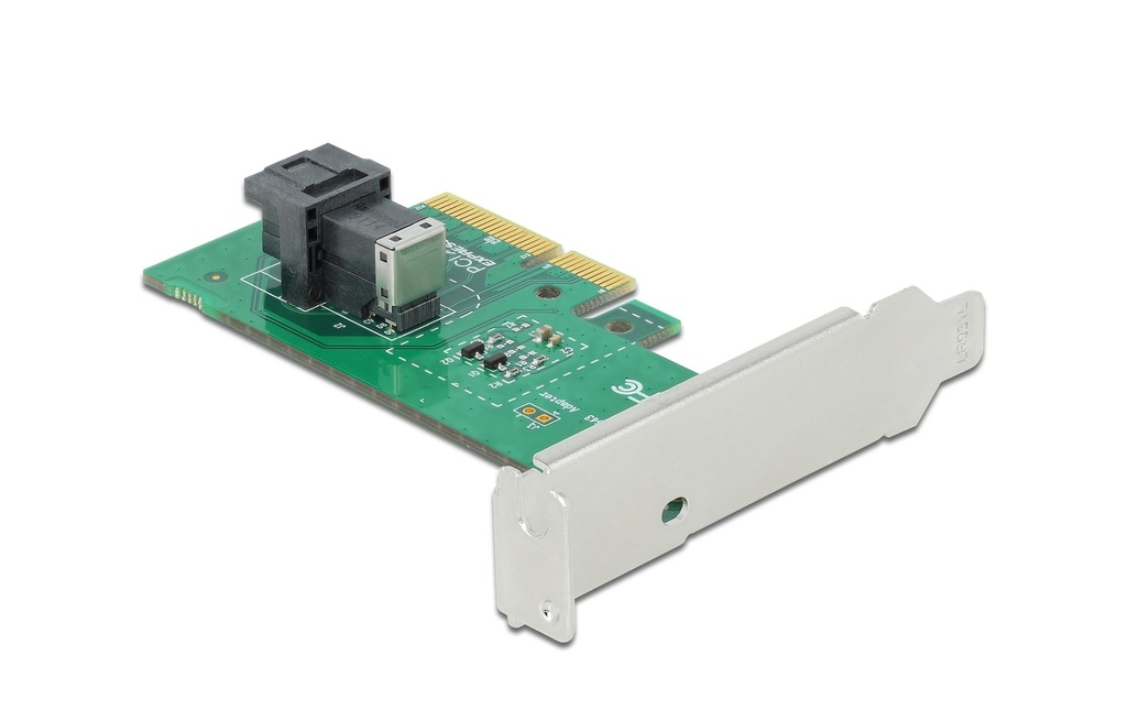 Delock Adaptateur de bus hôte PCI-Ex4v4 -1xSFF-8643 NVMe U.2