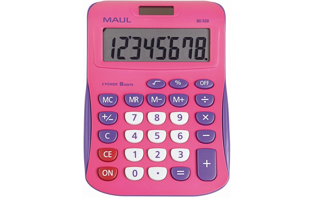 Maul Calculatrice MJ550 Junior Rose