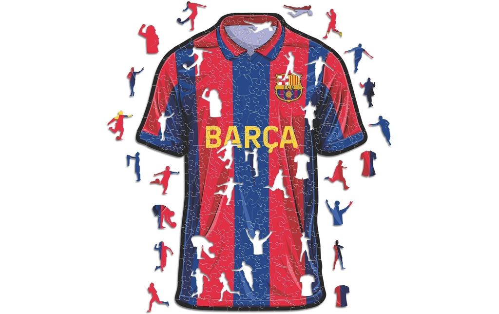 Iconic Puzzle Puzzle en bois FC Barcelona – Trikot
