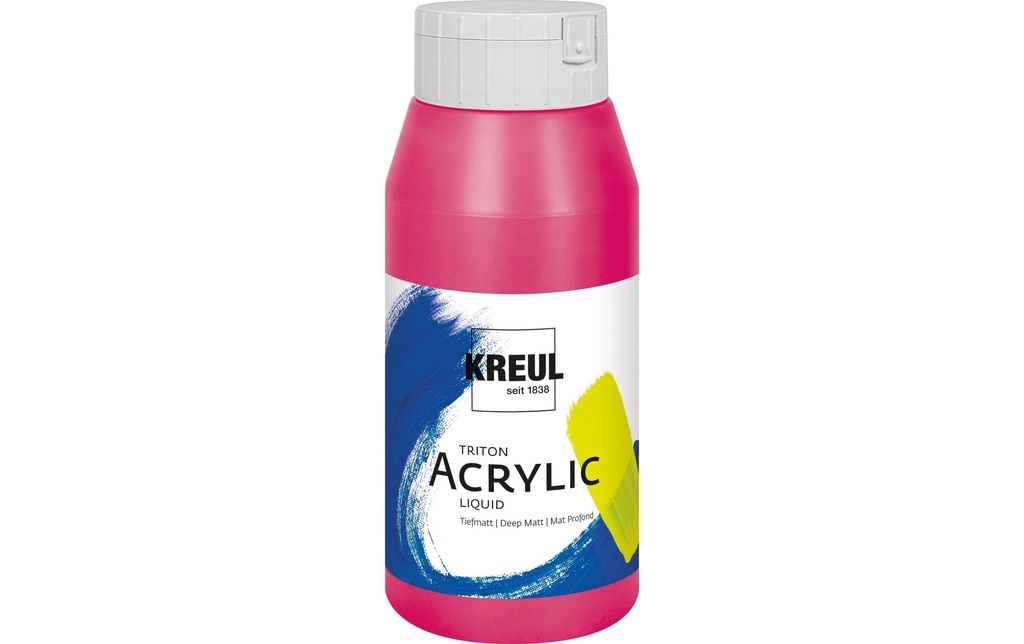 Kreul Peinture acrylique Triton Acrylic Liquid Magenta 750 ml