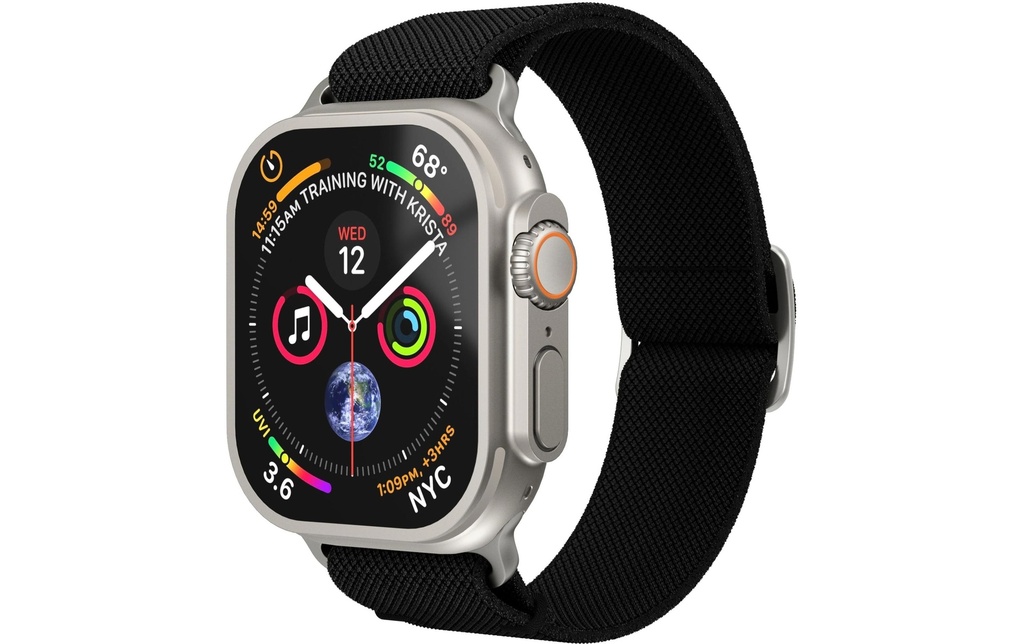 Vonmählen Bracelet Classic Nylon Loop Apple Watch 40/41/42 mm Black