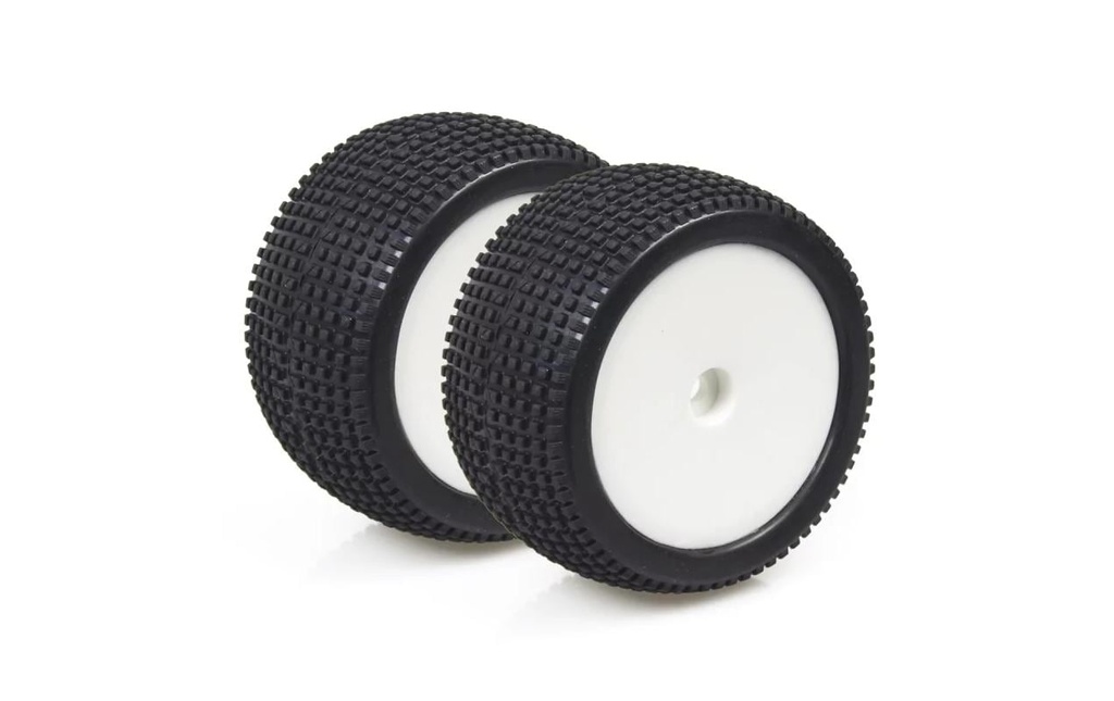 Hobbytech Roues complètes Buggy Square Arrière, 2 pièces, 1:10