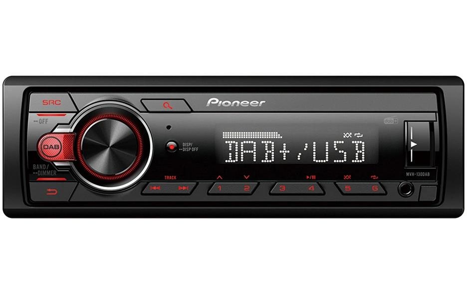 Pioneer Autoradio MVH-130DABAN 1 DIN