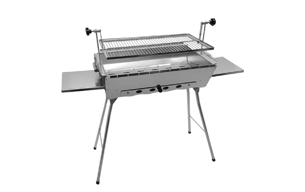 GRILLPETER Barbecue à charbon Astana 2 mm, argent