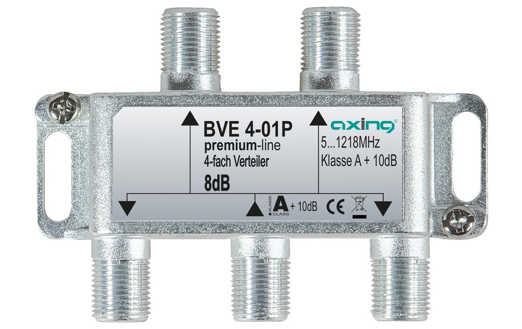 Axing Distributeur à 4 pôles BVE 4-01P 51218 MHz Modèle 01