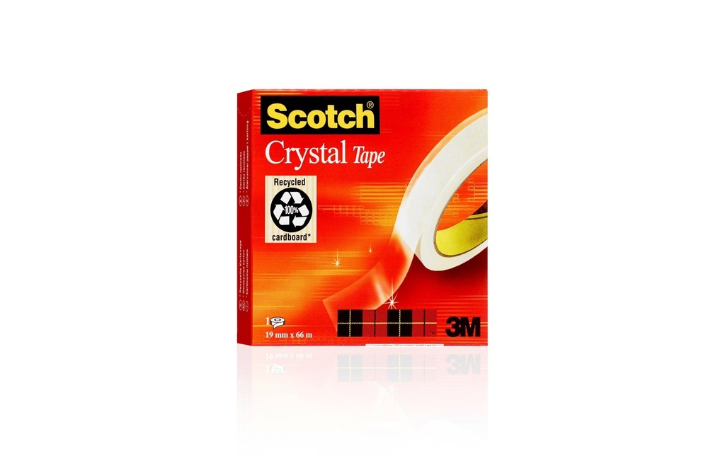 Scotch Ruban adhésif Crystal 19 mm x 66 m
