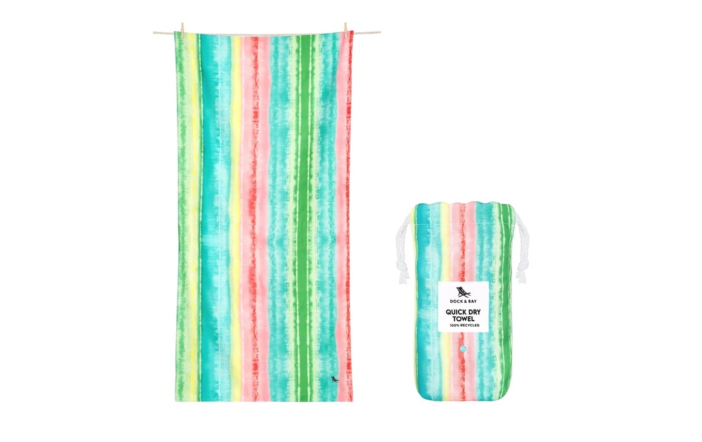 Dock & Bay Serviette de bain Watermelon Sugar XL, Multicolore