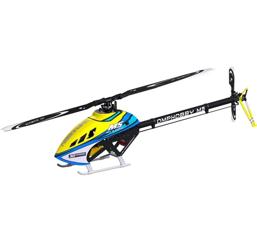 OMPHobby Hélicoptère M5 jaune solaire Kit de construction et pales de rotor