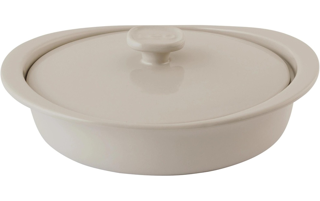 BergHOFF Plat à gratin avec couvercle Leo Balance MM Rond, Beige