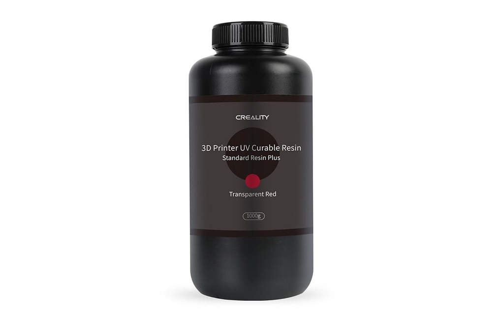 Creality Résine Plus 1 kg, Rouge transparent