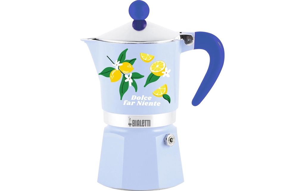 Bialetti Cafetière à expresso Moka Rainbow Lemons Pour 3 tasses
