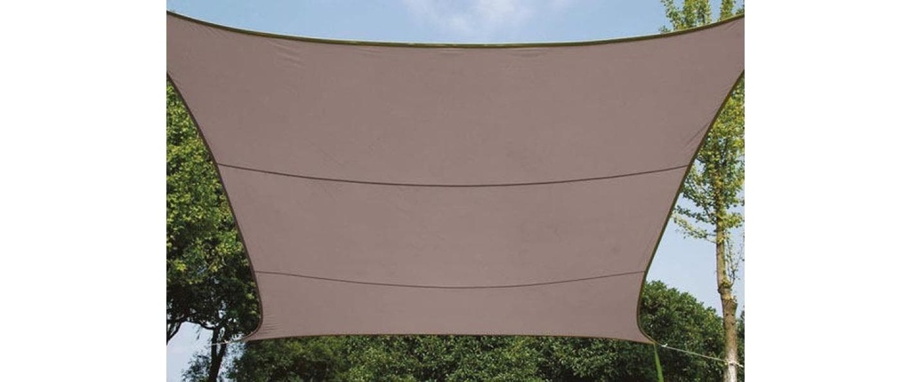 Perel Voile d’ombrage 360 cm, carré