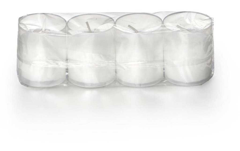 balthasar Bougie funéraire 4 pièces, Blanc