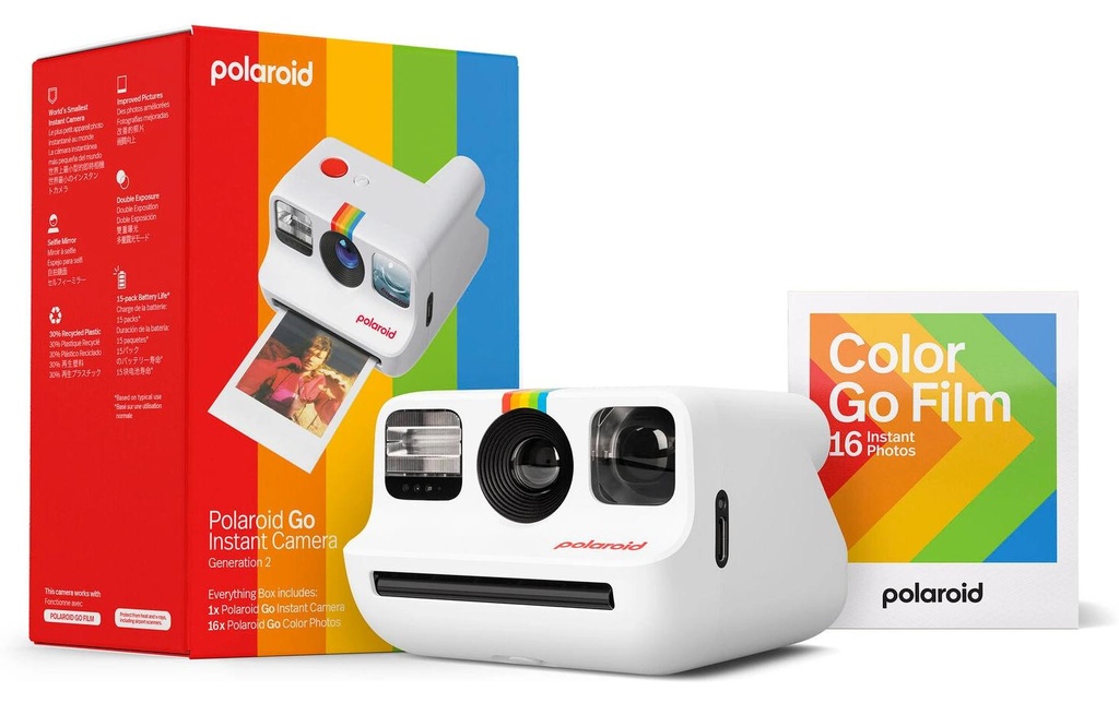 Polaroid Appareil photo Everything Box Go Gen 2.0 Blanc