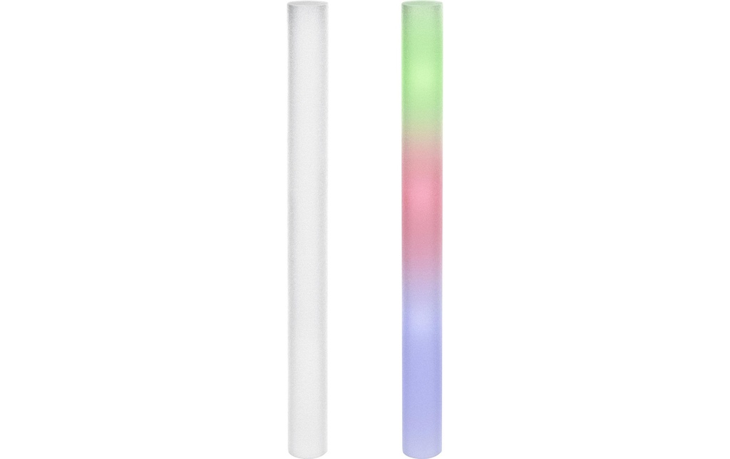 Partydeco Barre de LED en mousse 3 couleurs, 9 pièces