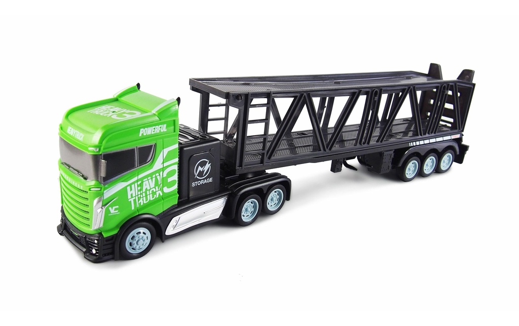Amewi Camion avec semi-remorque de transport de voitures RTR