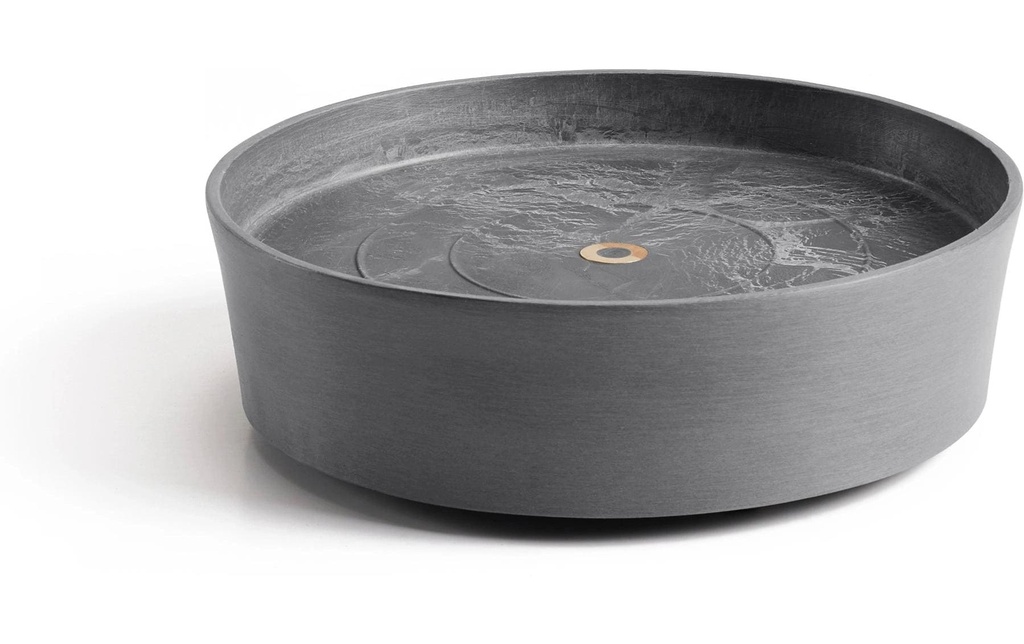 Ecopots Soucoupe Saucer Wheels Ø 29 cm Grey