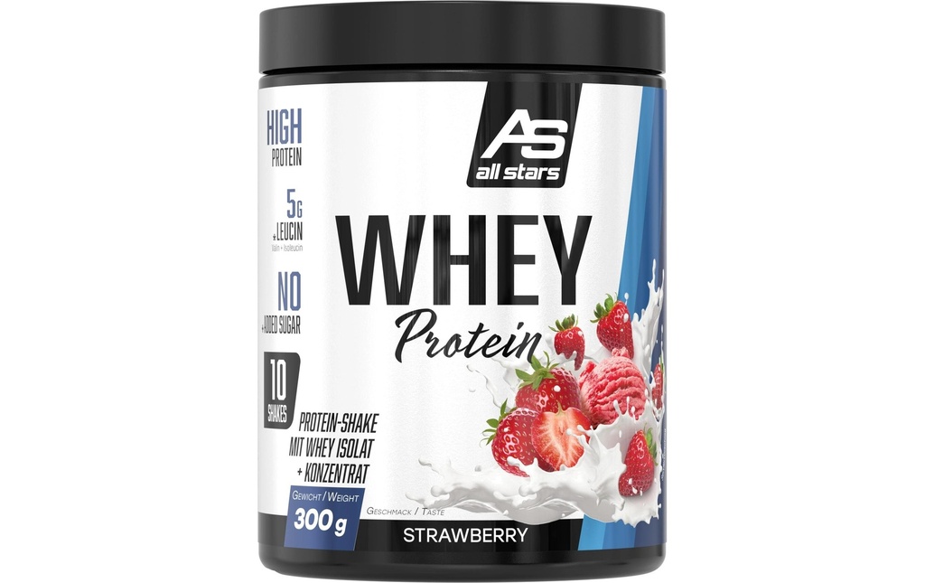 All Stars Whey Protein 100% Fraise, 300 g